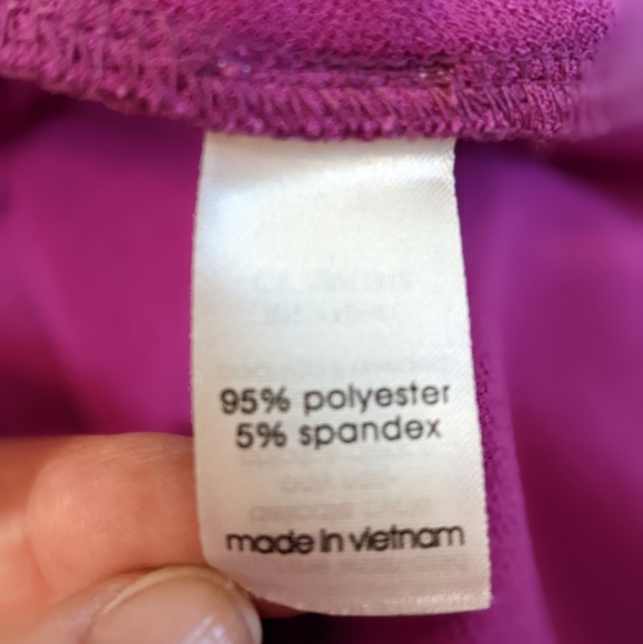 Purple Lane Bryant faux wrapped stretch top - Picture 6 of 6